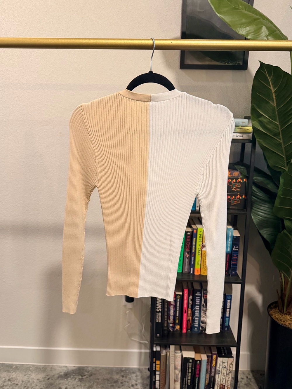 BNWOT Staud Shoko Colorblock Cardigan - Size Medium - Picture 5 of 15